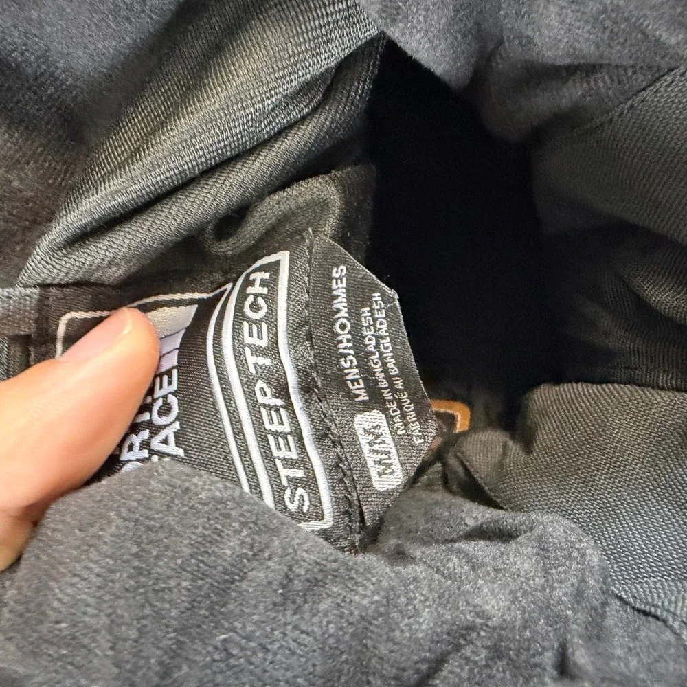 The North Face Steep Tech Apogee Jacket Mens Medium Black Grey Technical Shell